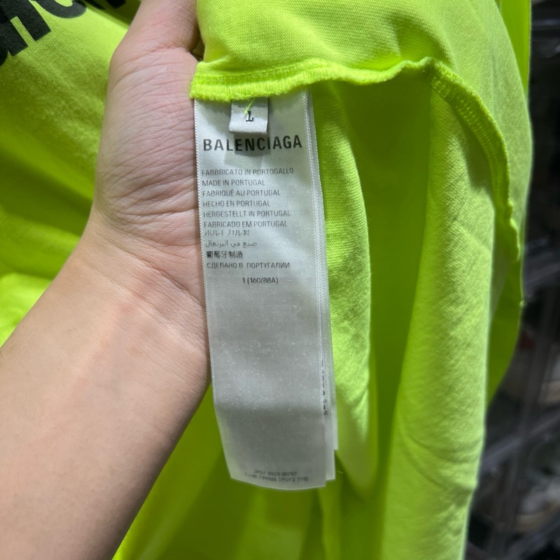balenciaga巴黎世家 幻影螢光短袖1碼-4