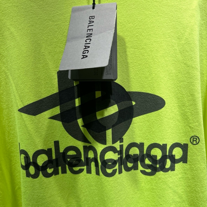 balenciaga巴黎世家 幻影螢光短袖1碼-5