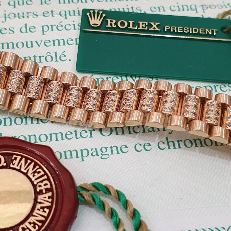 【大眾名錶】ROLEX勞力士 69158 Datejust 18K女錶 原廠鑽圈/鑽腳 小紅寶多層鑽面盤 後加鑽石錶帶 大眾名錶G264-7