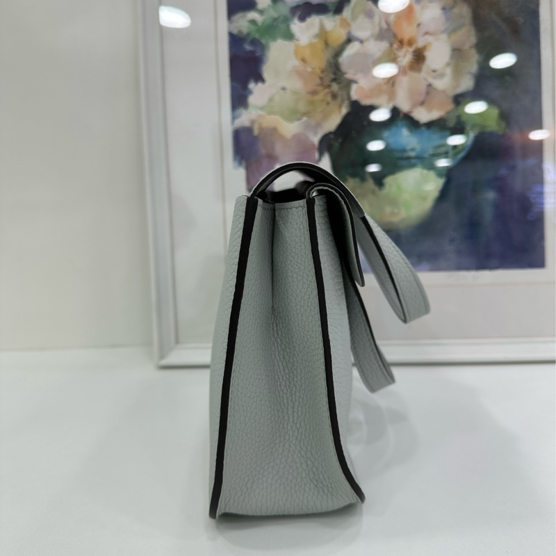 Hermes 愛馬仕 Halzan 25 聖杯藍銀扣 B刻-4