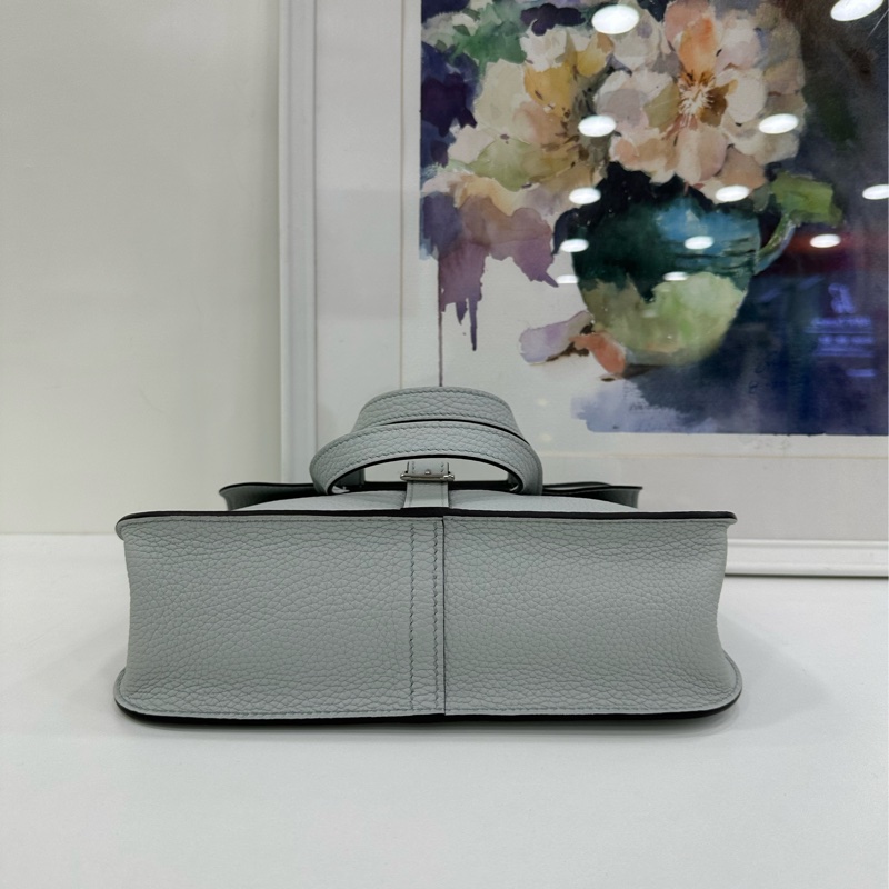 Hermes 愛馬仕 Halzan 25 聖杯藍銀扣 B刻-6