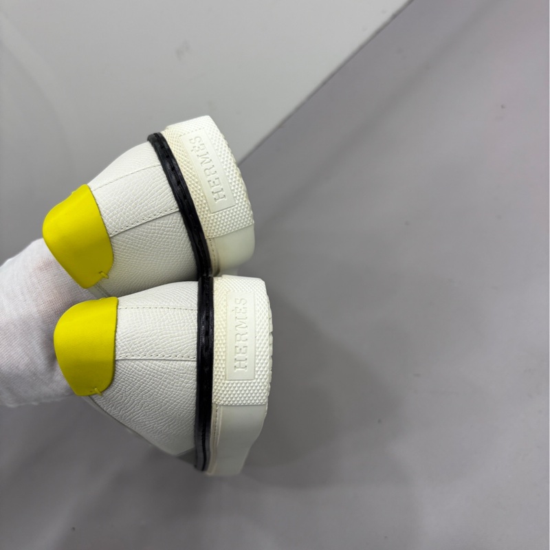 HERMERS 愛馬仕 女士流蘇拼色瑪麗珍鞋 小白鞋 小皮鞋 36碼 全m-4