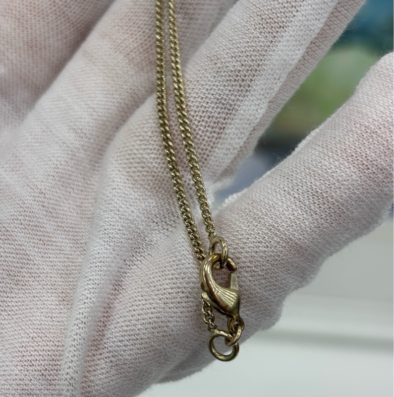 Chanel 黑色 logo球 項鍊-4