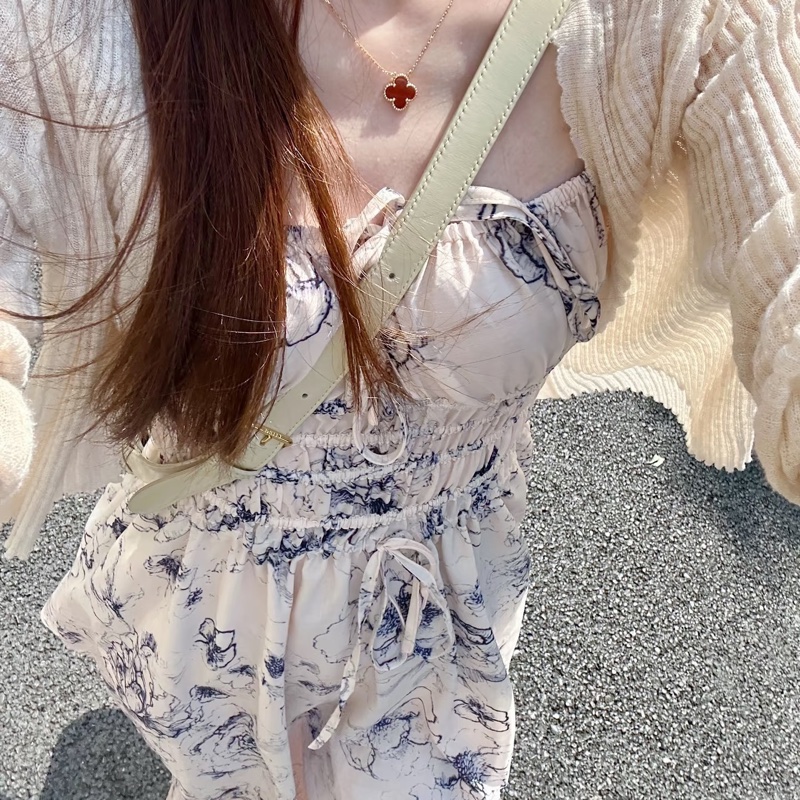 VCA/梵克雅寶 JB編碼20年全套 紅玉髓 18k金紅中花項鍊  鏈長：42cm  吊墜：15mm-8