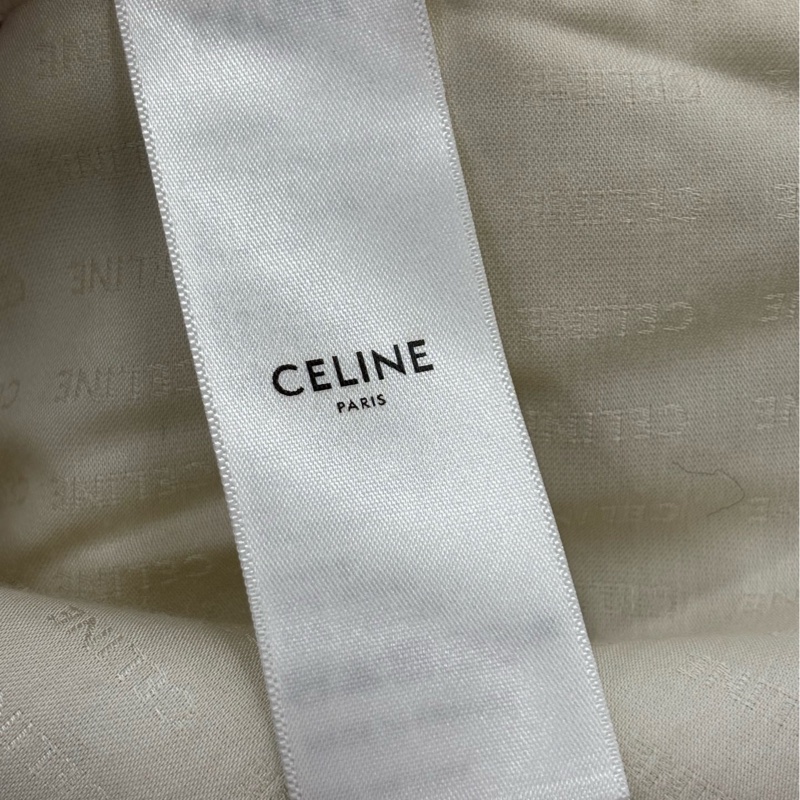 Celine賽琳 米白色條紋金色排扣外套短外套38碼-4
