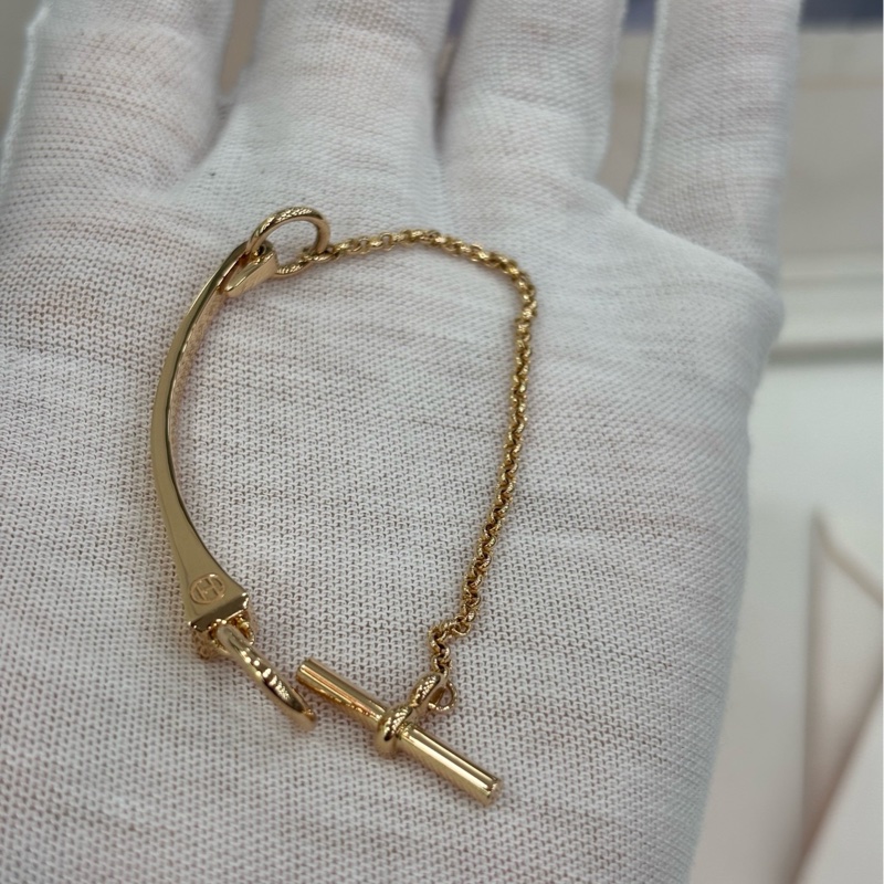 Hermes愛馬仕Clou de forge18K金 手鐲XS，26年4月證書 全新-3