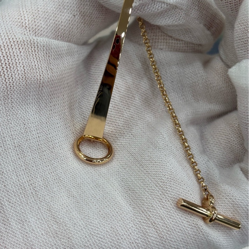 Hermes愛馬仕Clou de forge18K金 手鐲XS，26年4月證書 全新-5