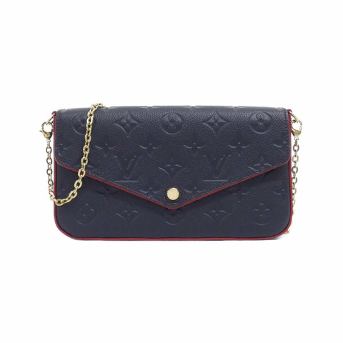 路易威登 Monogram Empreinte Pochette Felicie M64099 肩背包