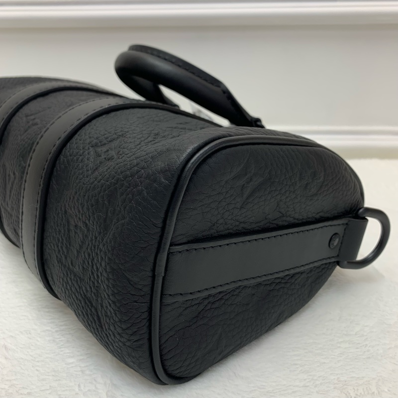Full set超新淨✨LV Keepall 25 黑色壓紋-6