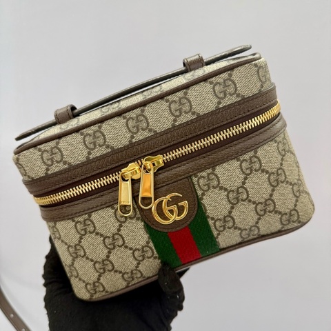 GUCCI OPHIDIA GG 小號化妝盒兩用肩背包816357