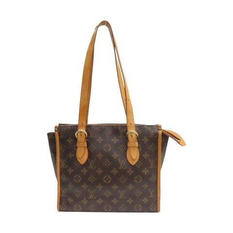 棕色 原花帆布 Popincourt O 手提包 M40007【LOUIS VUITTON LV 路易威登】 M40007