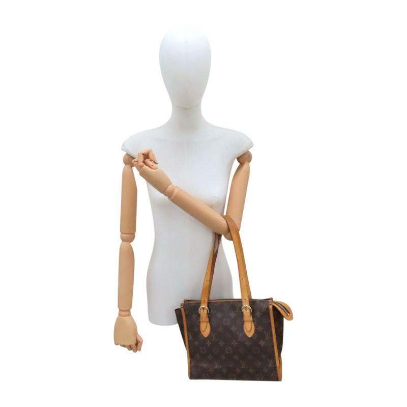 棕色 原花帆布 Popincourt O 手提包 M40007【LOUIS VUITTON LV 路易威登】 M40007-6