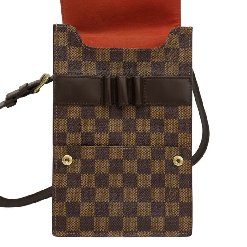 棕色 棋盤格 帆布 Portobello 肩背包 N45271【LOUIS VUITTON LV 路易威登】 N45271-2