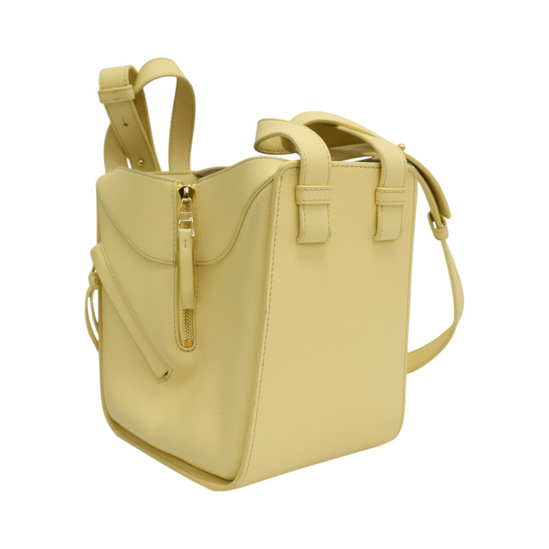 黃色牛皮 Hammock 肩背包 A538H13X10【LOEWE 羅威】 A538H13X10-1