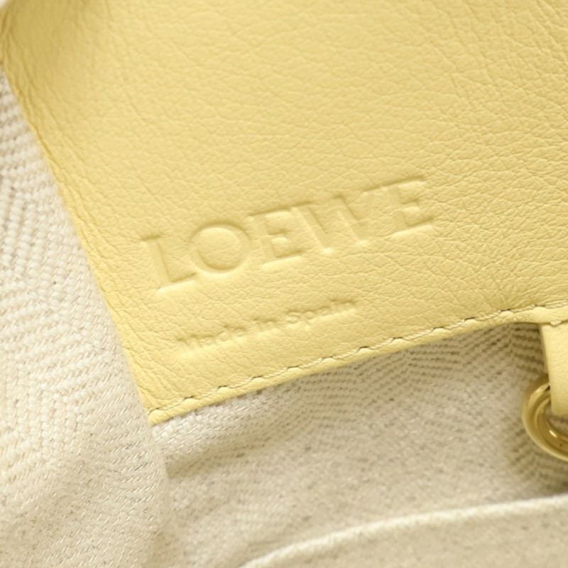 黃色牛皮 Hammock 肩背包 A538H13X10【LOEWE 羅威】 A538H13X10-6