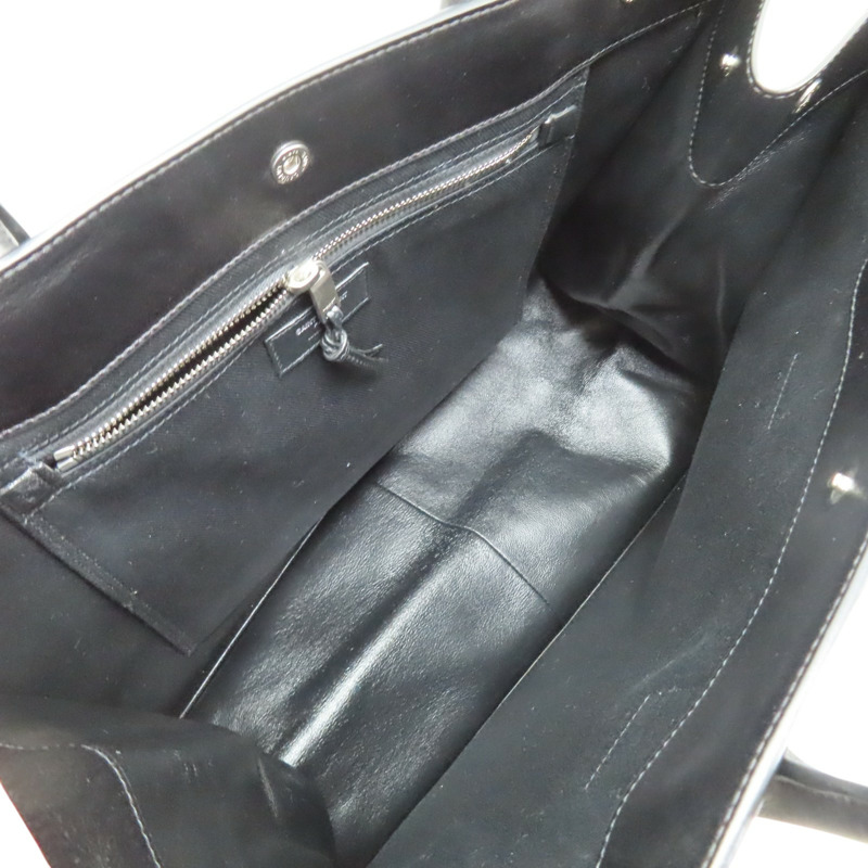 黑色 牛皮 Rive Gauche Tote Bag 手提包【SAINT LAURENT YSL 聖羅蘭 】 686266-2