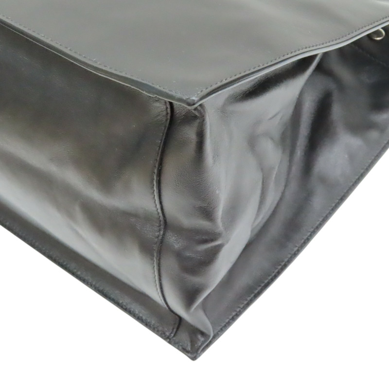 黑色 牛皮 Rive Gauche Tote Bag 手提包【SAINT LAURENT YSL 聖羅蘭 】 686266-10