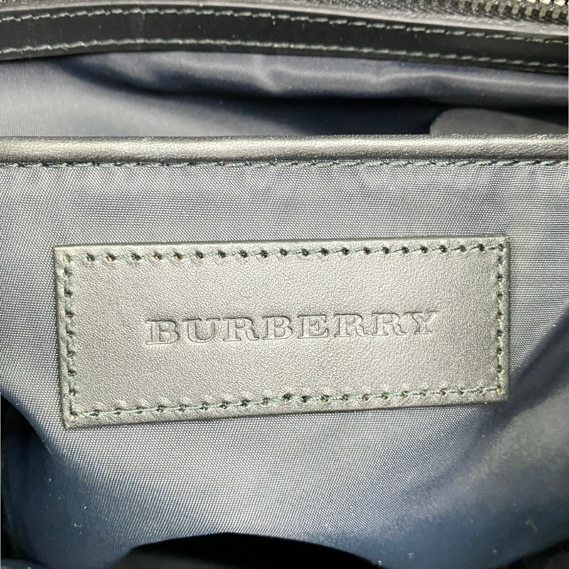 深藍色 尼龍 後背包【BURBERRY 巴寶莉】 8006723-6