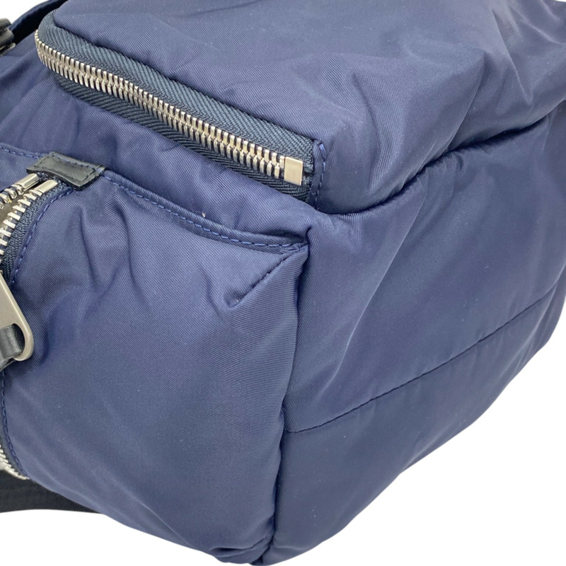 深藍色 尼龍 後背包【BURBERRY 巴寶莉】 8006723-10