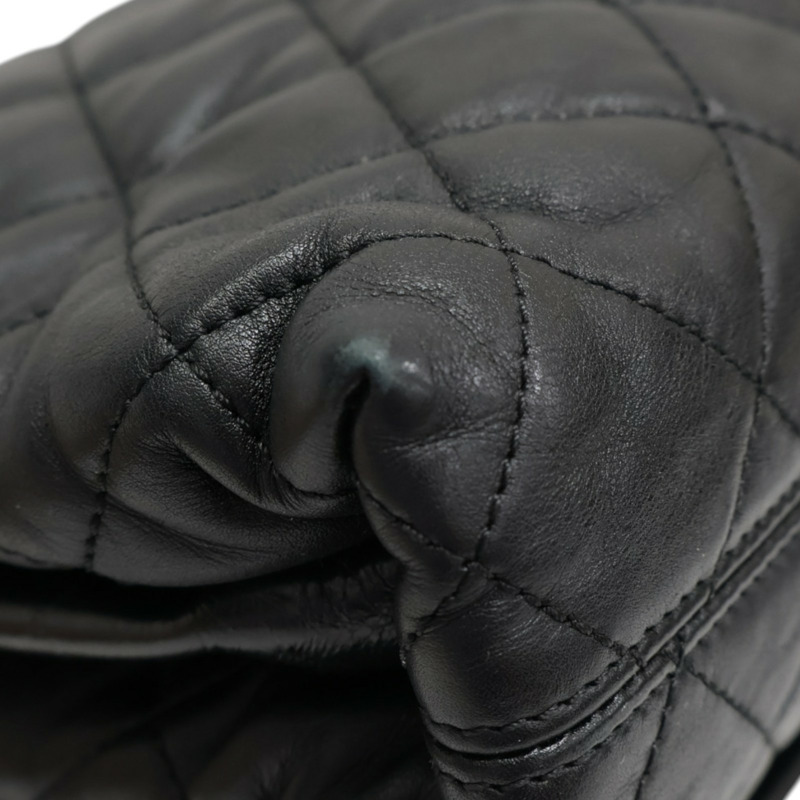 黑色 菱格紋 牛皮 Elegance Flap 手提包 A66414【CHANEL 香奈兒】 A66414-11