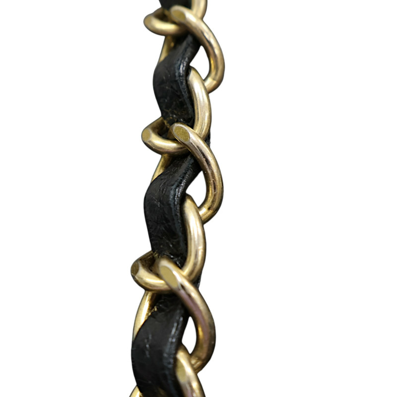 黑色 菱格紋 牛皮 Elegance Flap 手提包 A66414【CHANEL 香奈兒】 A66414-15