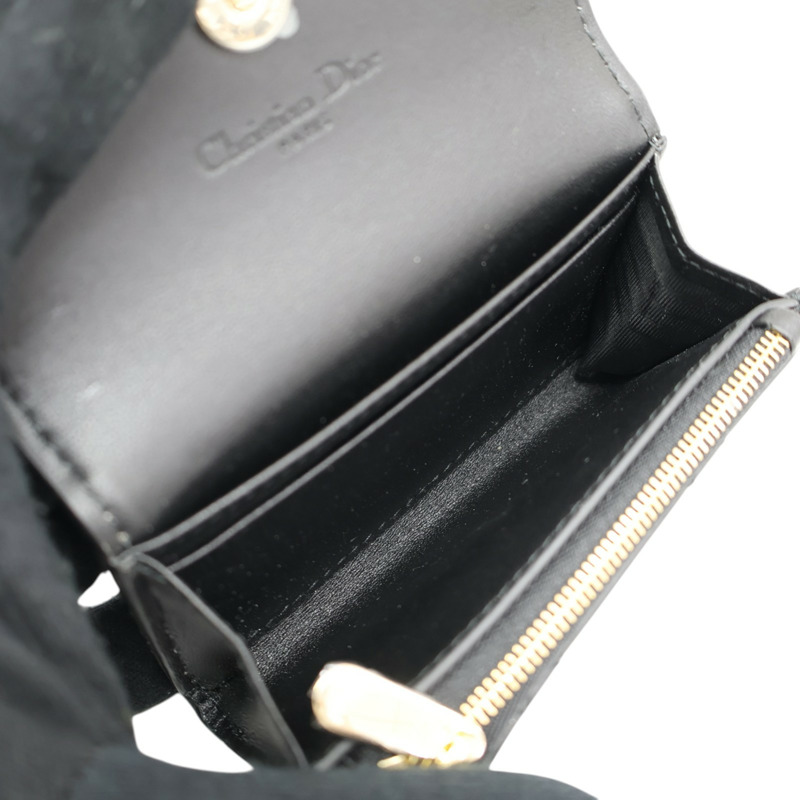 黑色 羊皮 My Dior Glycine Wallet 零錢包 S0966ONMJ【Dior 迪奧 】 S0966ONMJ-2