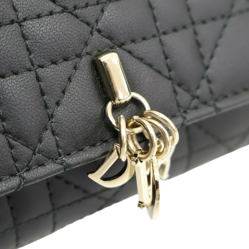 黑色 羊皮 My Dior Glycine Wallet 零錢包 S0966ONMJ【Dior 迪奧 】 S0966ONMJ-6