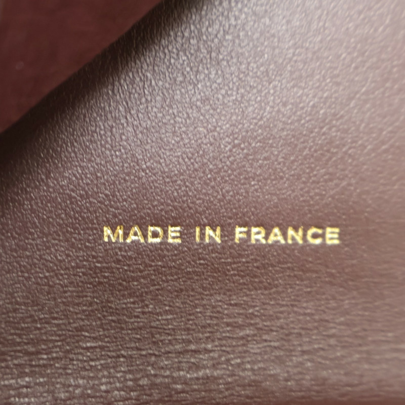 黑色 荔枝紋 牛皮 三折短夾 金扣 AP0231【CHANEL 香奈兒】 AP0231-6