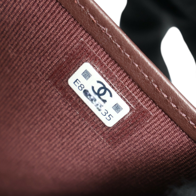 黑色 荔枝紋 牛皮 三折短夾 金扣 AP0231【CHANEL 香奈兒】 AP0231-7