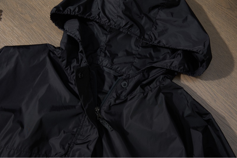 🎉店慶福利款🎉Prada 經典黑色連帽衝鋒衣-1