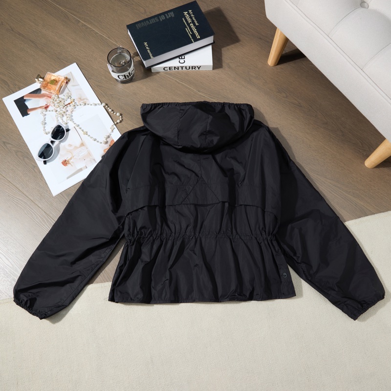 🎉店慶福利款🎉Prada 經典黑色連帽衝鋒衣-7