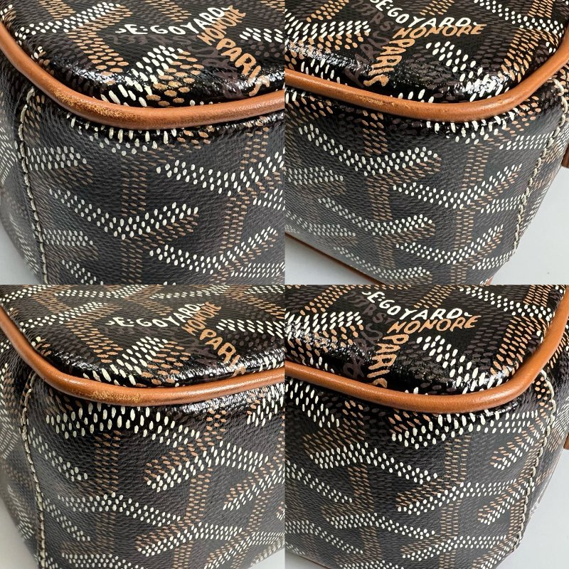 GOYARD  咖色老花相機包-9