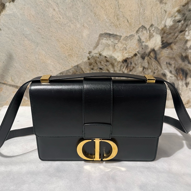 Dior黑金牛皮蒙田30-0