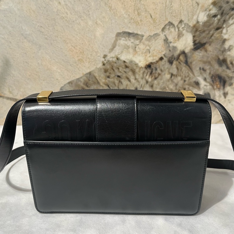 Dior黑金牛皮蒙田30-2