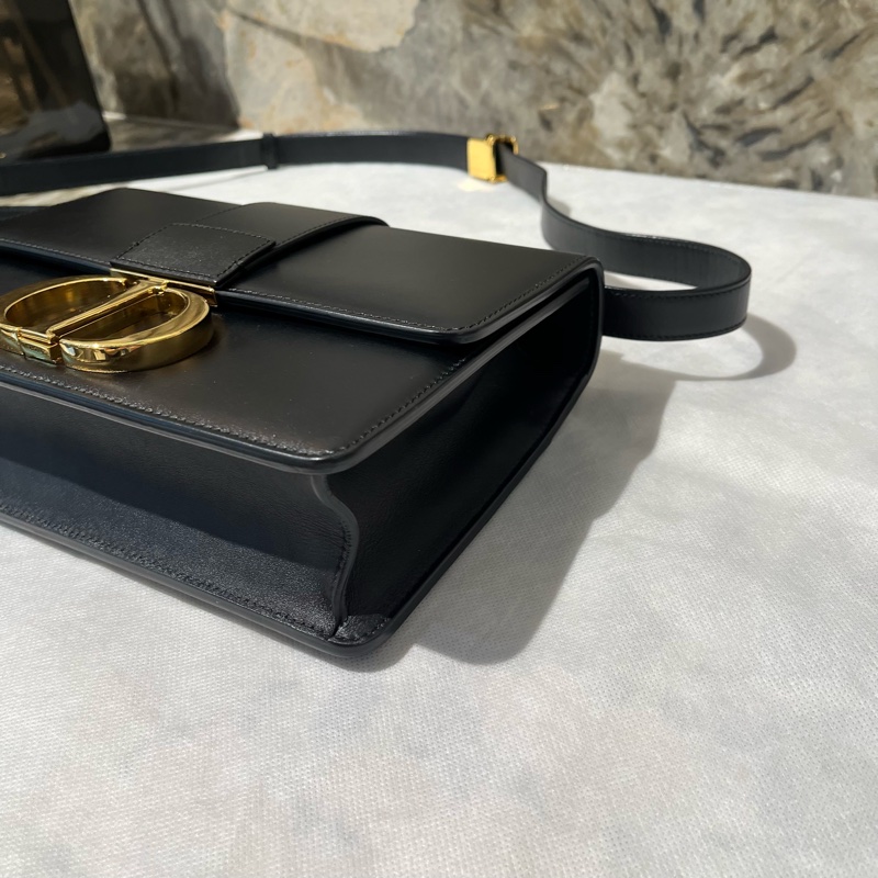 Dior黑金牛皮蒙田30-6