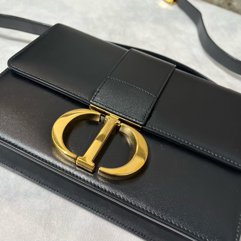 Dior黑金牛皮蒙田30-7