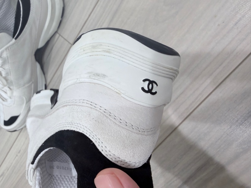 ❤️❤️Chanel ❤️❤️香奈兒 黑白熊貓配色球鞋36號-12