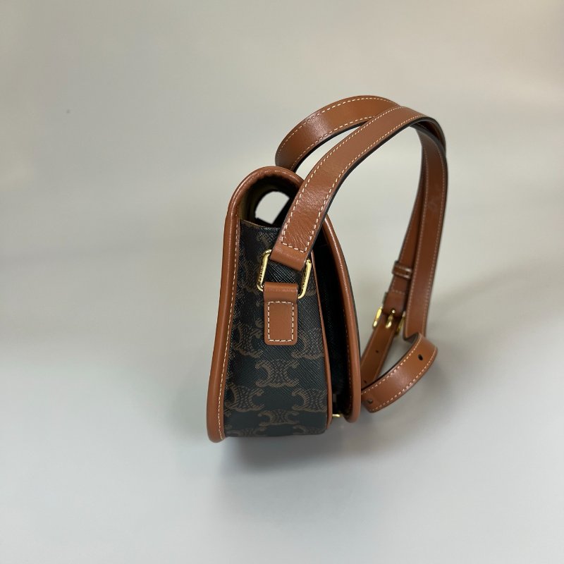 CELINE 老花馬鞍包FOLCO包-3