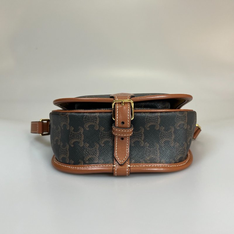 CELINE 老花馬鞍包FOLCO包-5