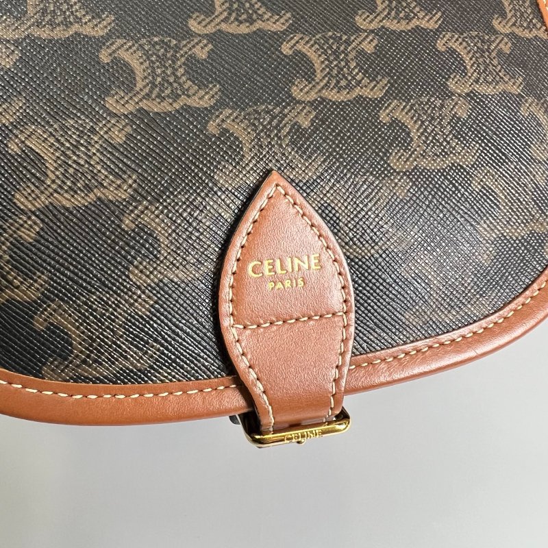CELINE 老花馬鞍包FOLCO包-8