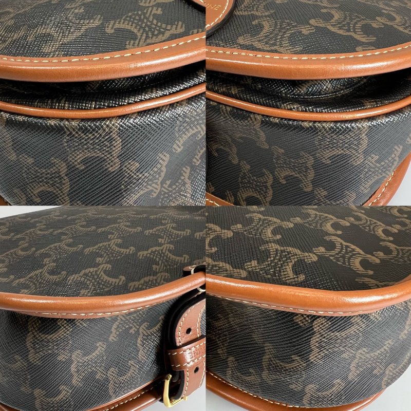 CELINE 老花馬鞍包FOLCO包-10