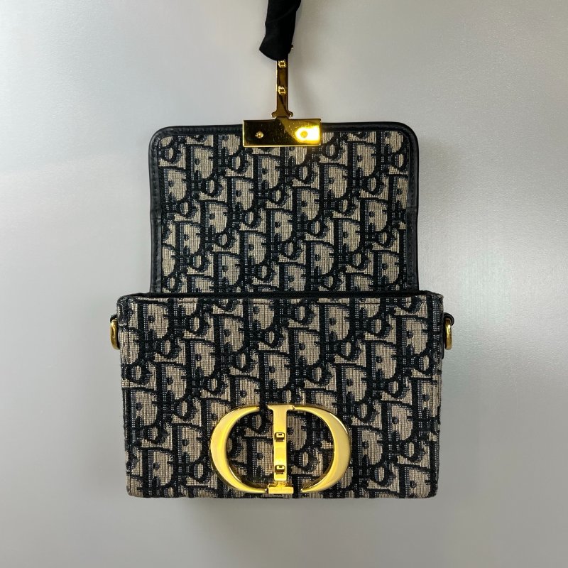 DIOR  刺繡老花蒙田BOX包 MINI-5