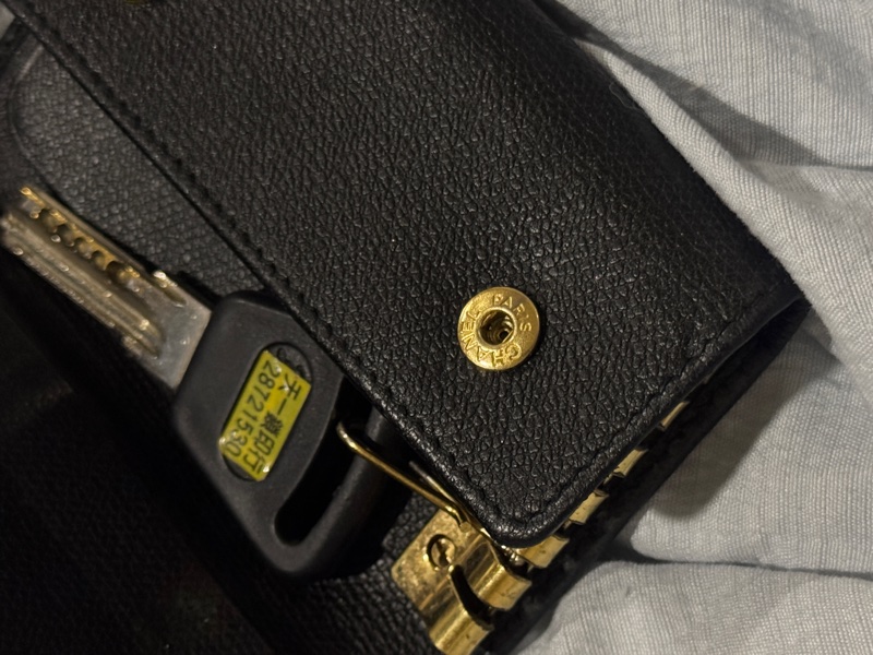 Chanel 黑金鑰匙包 香奈兒卡包 鑰匙包 Chanel錢包 卡夾-2