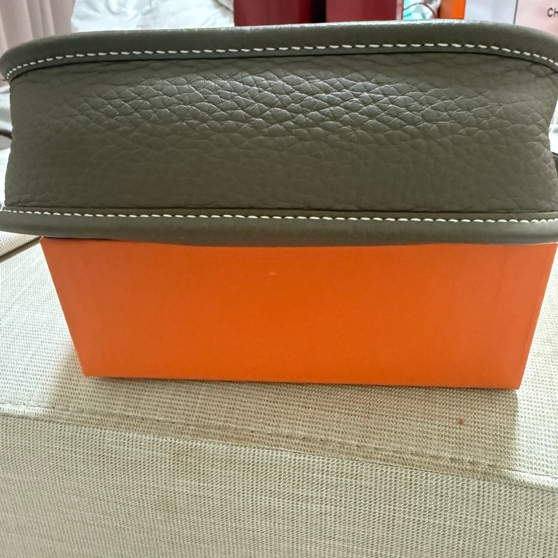 Hermès Mini Evelyne TPM Etoupe 大象灰 銀扣｜2024購入 附購證-3
