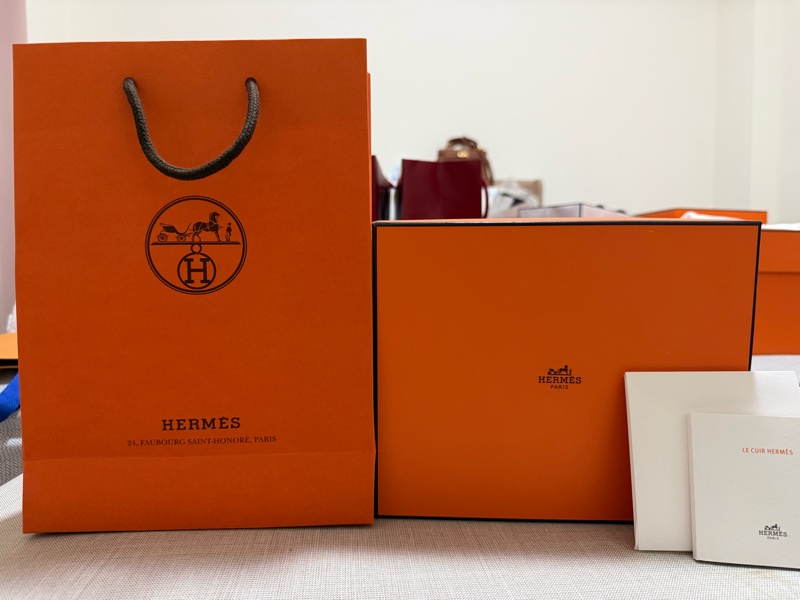 Hermès Mini Evelyne TPM Etoupe 大象灰 銀扣｜2024購入 附購證-7