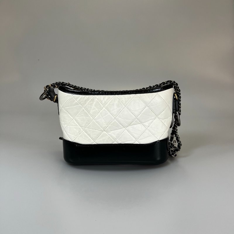 CHANEL 流浪包小號 白 保卡款/26開-1