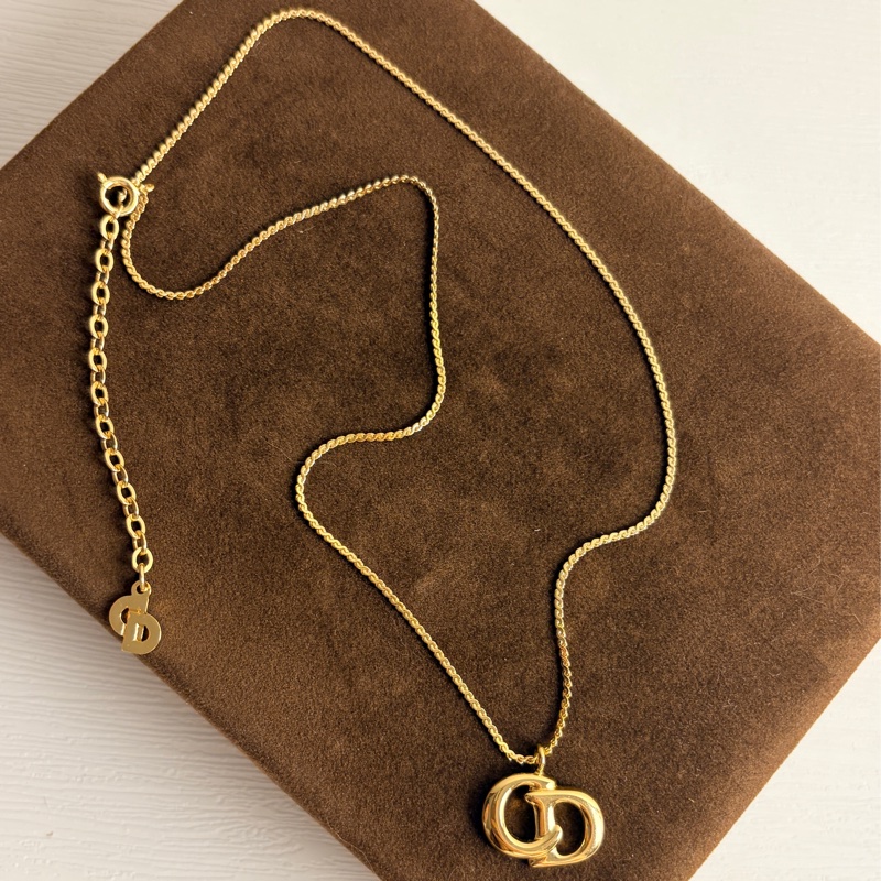 Christian Dior 迪奧 CD 鍍金項鏈 頸鍊-6