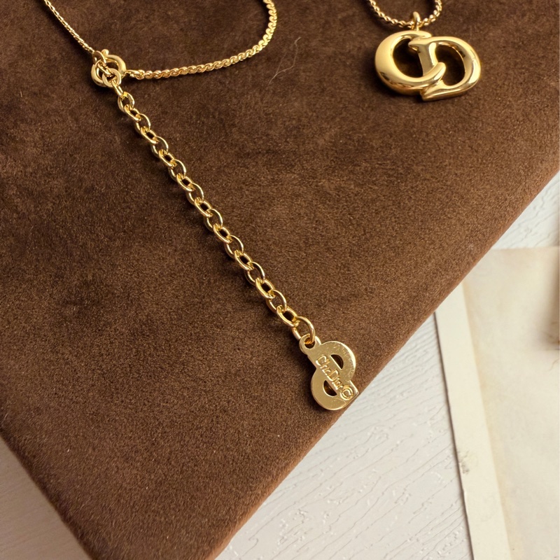 Christian Dior 迪奧 CD 鍍金項鏈 頸鍊-7