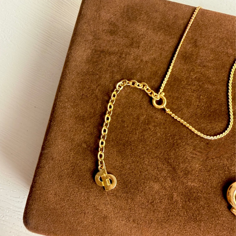 Christian Dior 迪奧 CD 鍍金項鏈 頸鍊-8