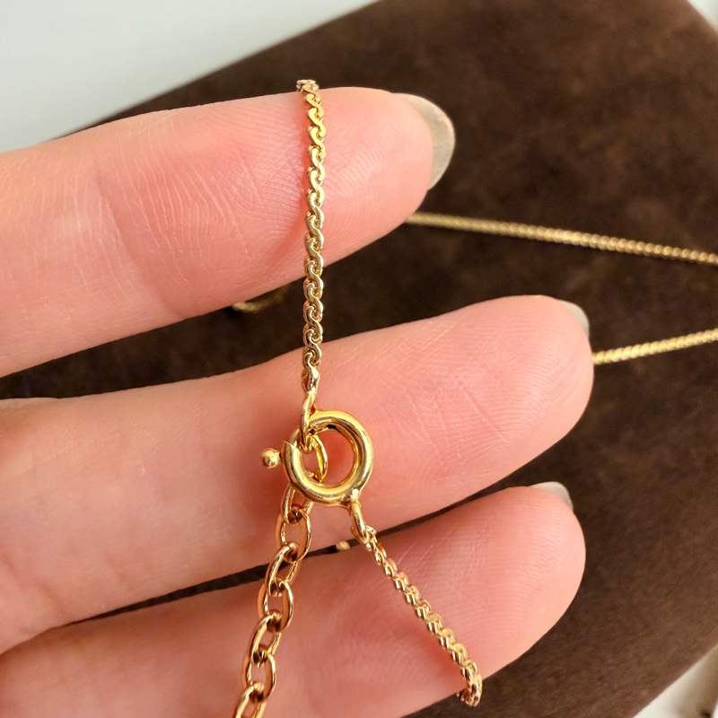 Christian Dior 迪奧 CD 鍍金項鏈 頸鍊-12